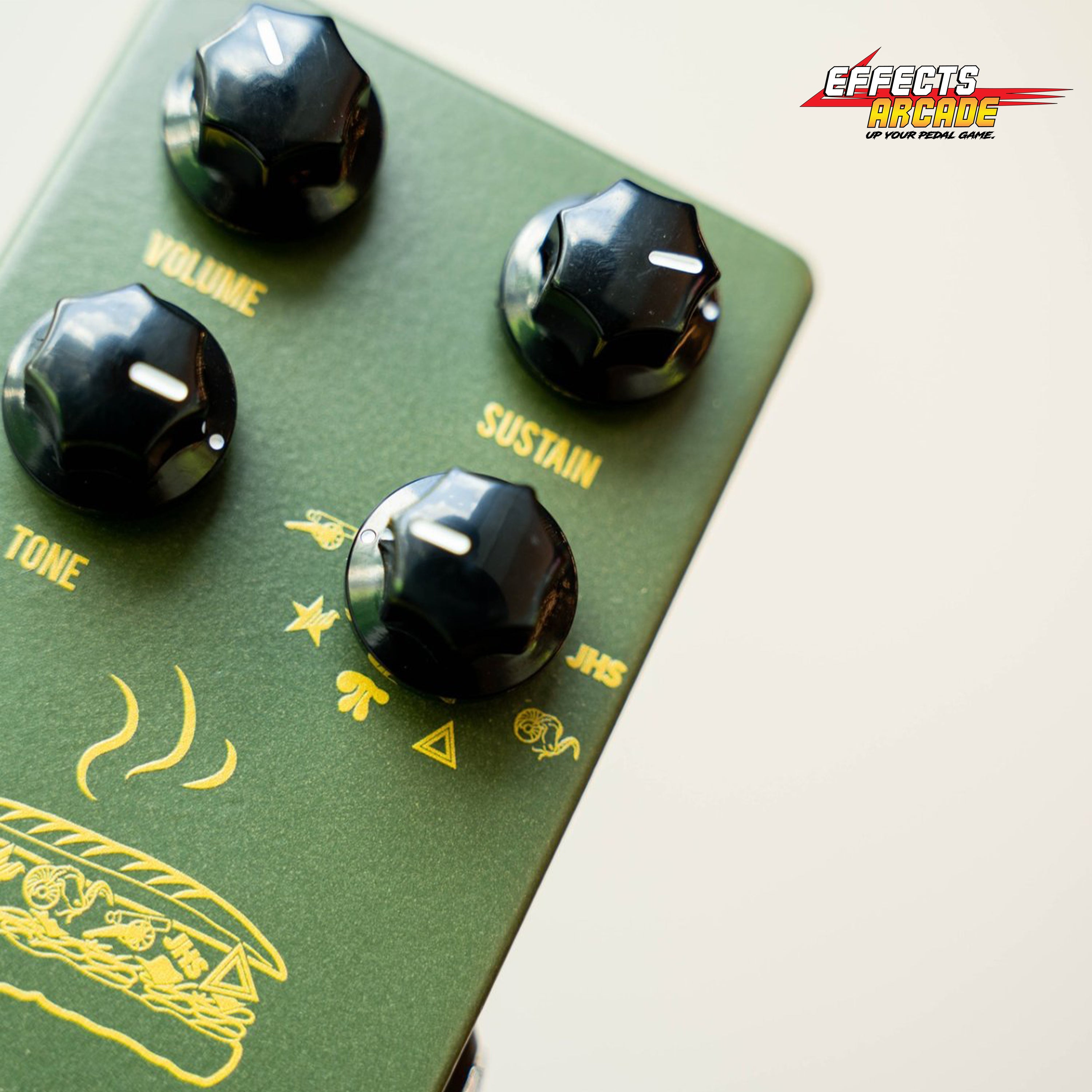jhs pedals muffuletta distortion fuzz JHS Muffuletta 6-Way Fuzz Pedal - Army Green