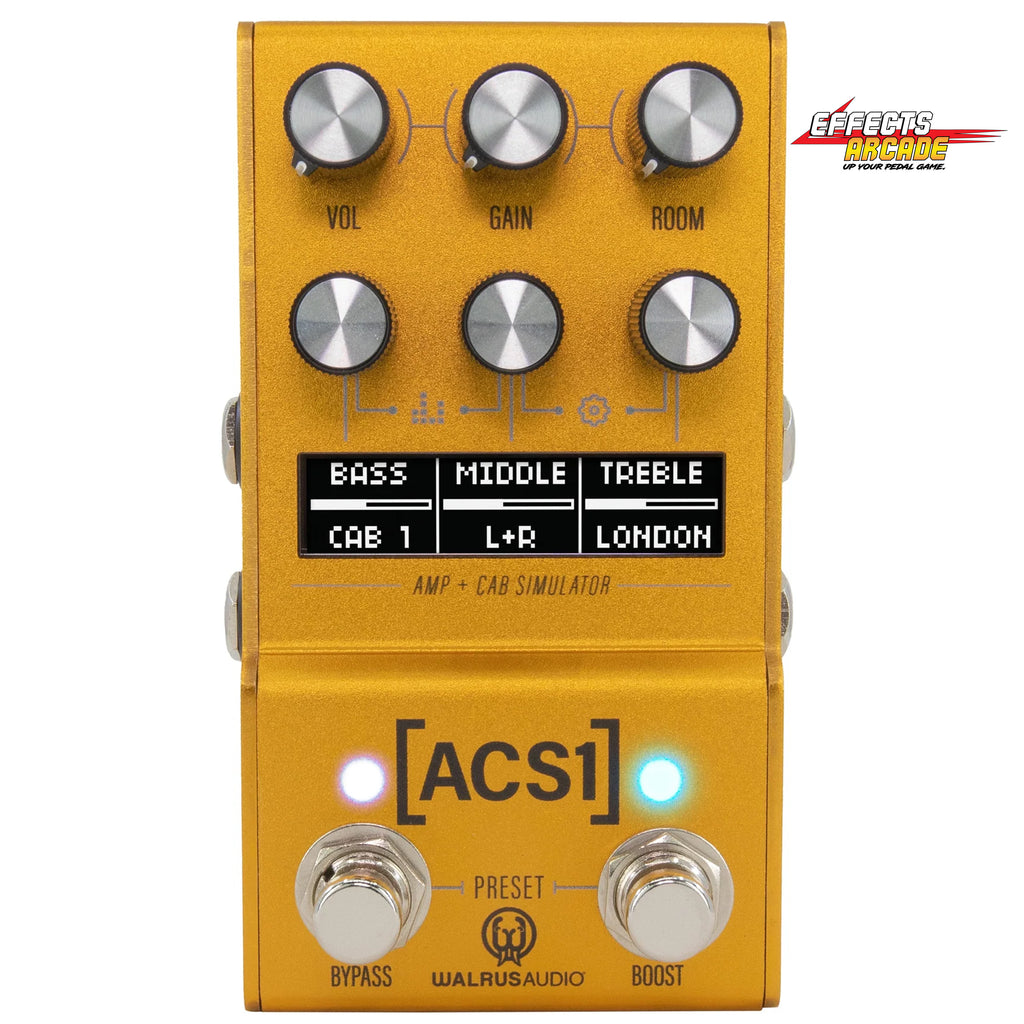 guitar simulator pedal Walrus Audio Mako MKII ACS1 Amp and Cab Simulator Pedal