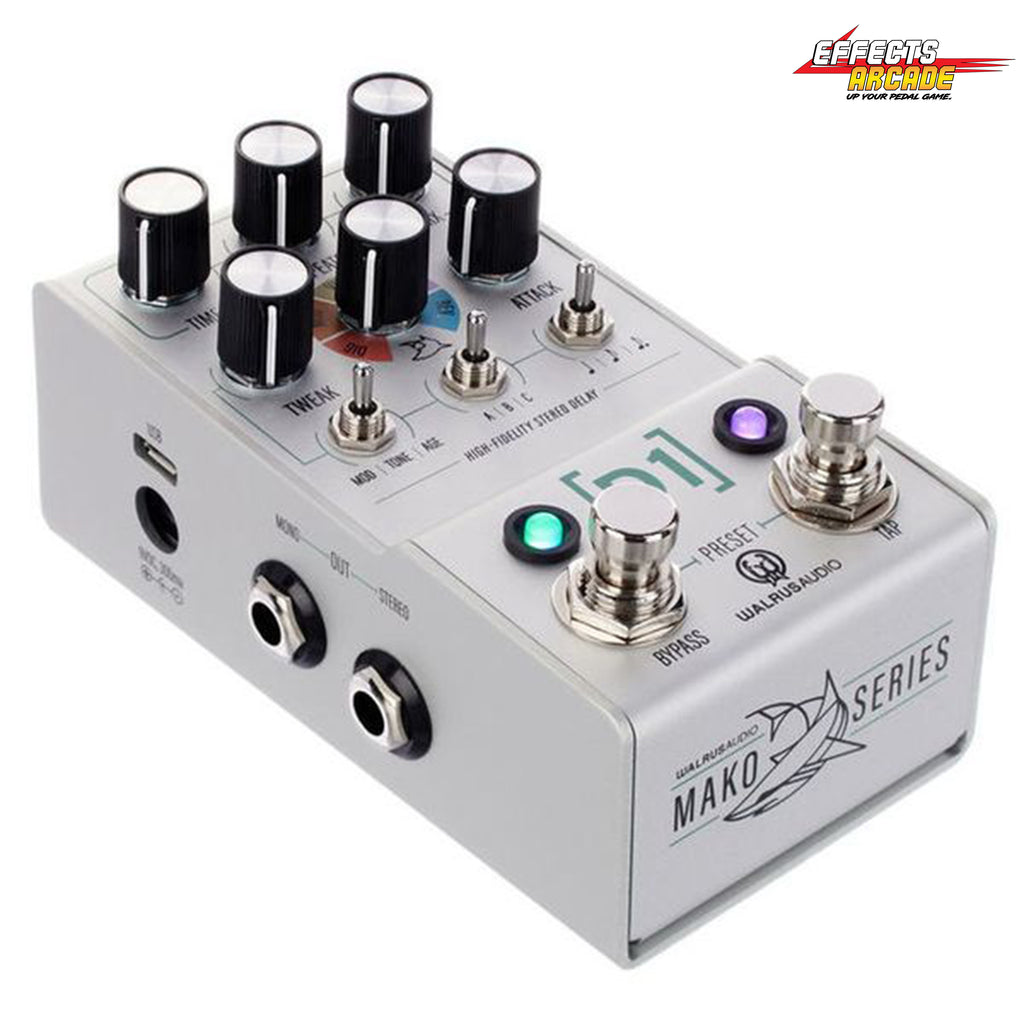 Walrus Audio Mako MKII D1 High-Fidelity Stereo Delay Pedal