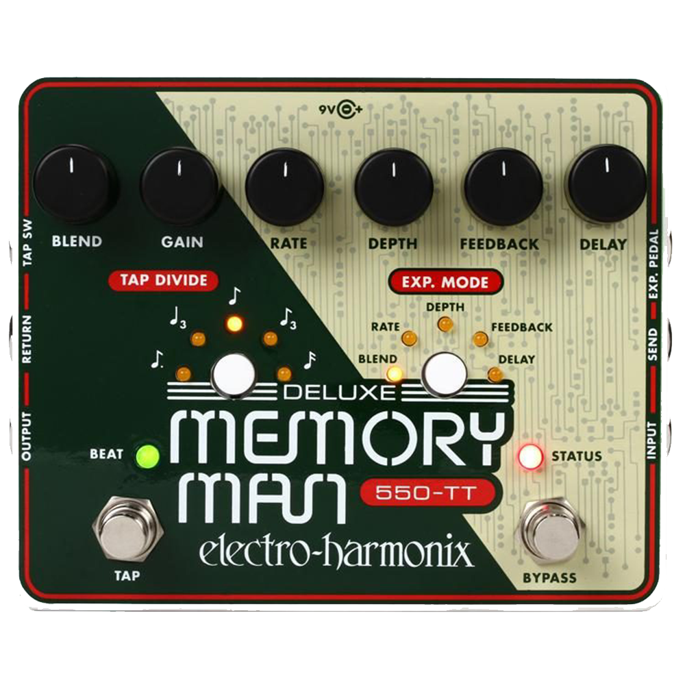 memory man effects pedal Electro-Harmonix Deluxe Memory Man 550-TT