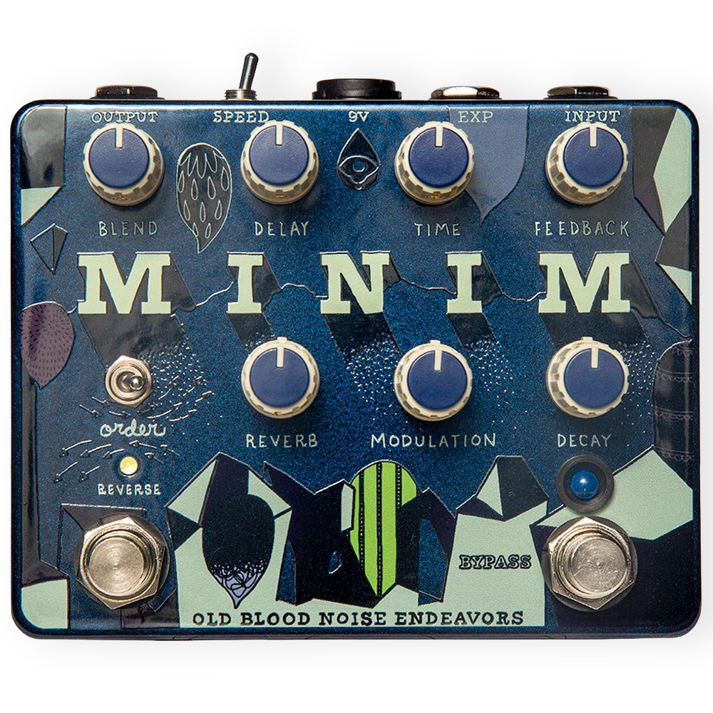 delay reverb modulation pedal Old Blood Noise Endeavors Minim Reverb Delay & Reverse