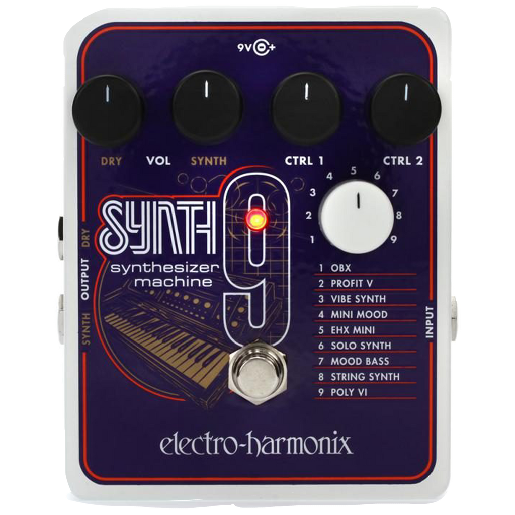 Electro-Harmonix SYNTH9 Synthesizer Machine Effect Pedal