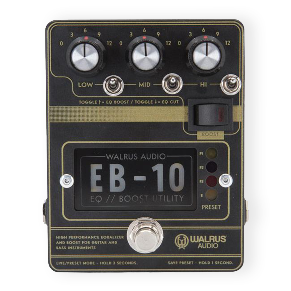 Walrus Audio EB-10 (Black) Preamp & Boost