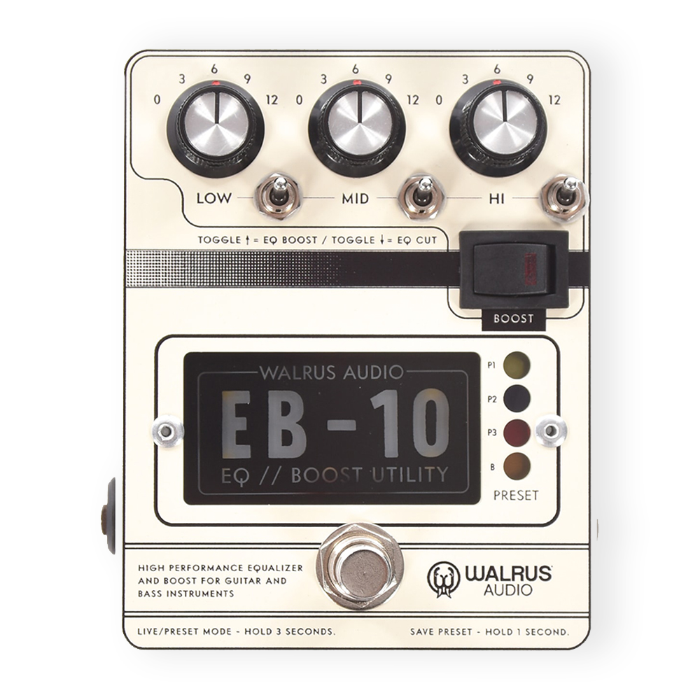 Walrus Audio EB-10 (Cream) Preamp & Boost