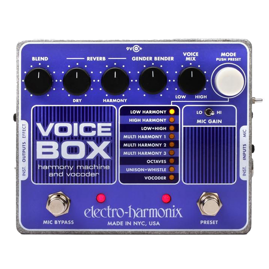 Electro-Harmonix Voice Box Vocal Harmony Machine / Vocoder Effect Pedal